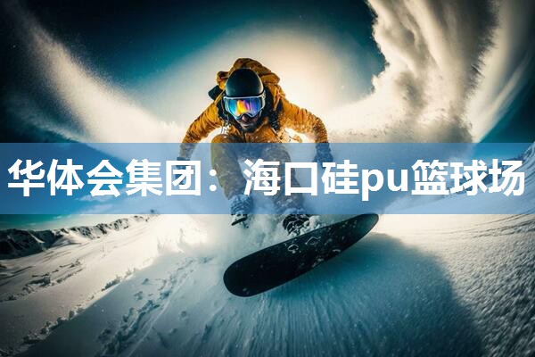华体会集团：海口硅pu篮球场
