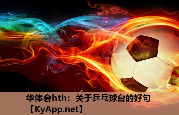 关于乒乓球台的好句 关于乒乓球台的好句